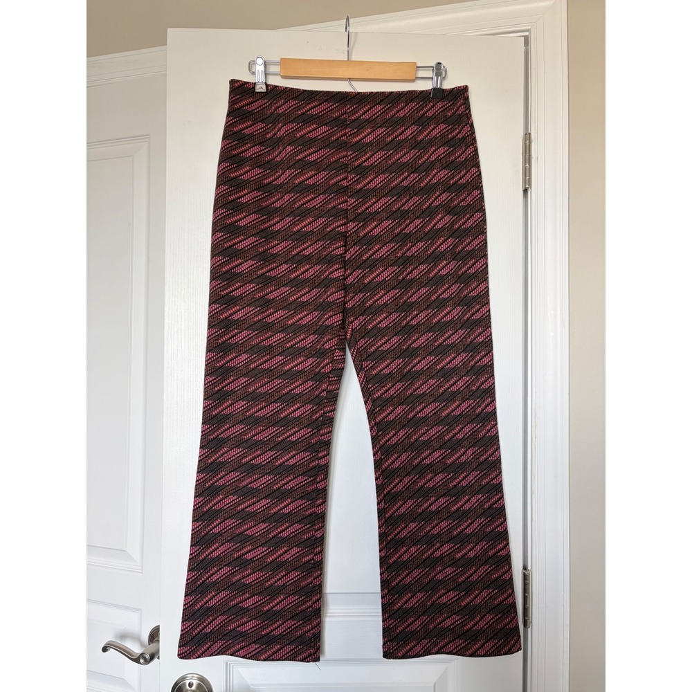 Dolan Left Coast Collection Anthropologie Pink Brown Striped Knit Pants M